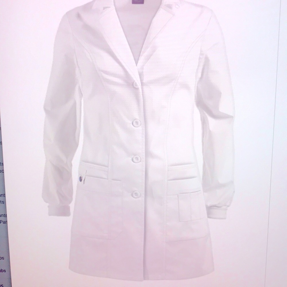 Dickies White Women's Lab Coat